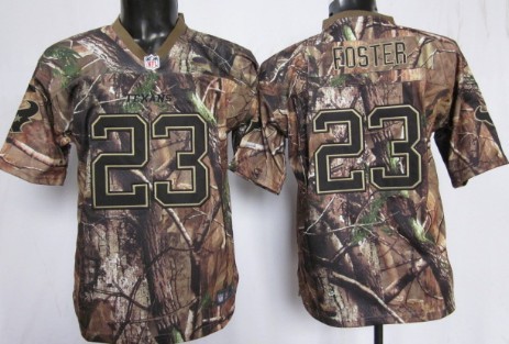 Nike Houston Texans #23 Arian Foster Realtree Camo Kids Jersey