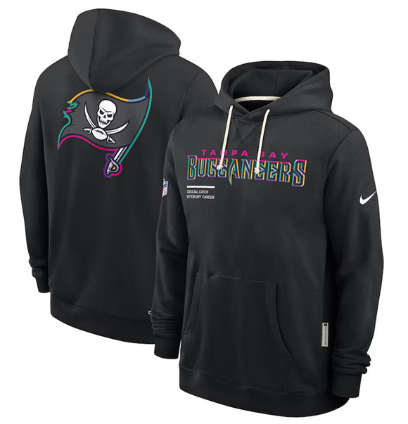 Men's Tampa Bay Buccaneers Black 2025 Crucial Catch Dri-FIT Hoodie