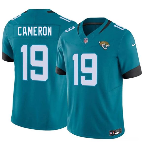 Men's Jacksonville Jaguars #19 Josh Cameron Teal 2026 Draft F.U.S.E. Vapor Untouchable Limited Football Stitched Jersey