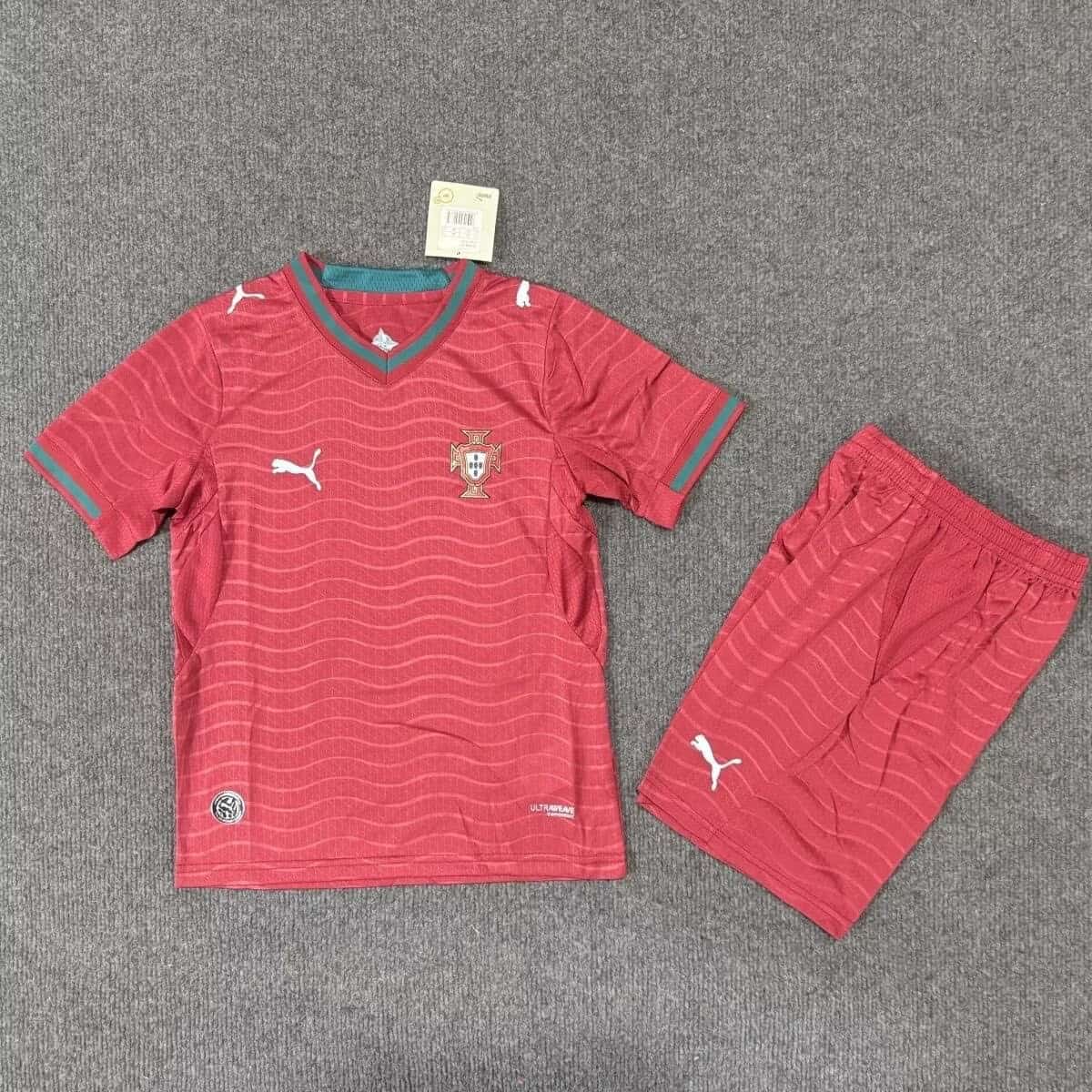 Youth Portugal 2026 Home Jersey Suit