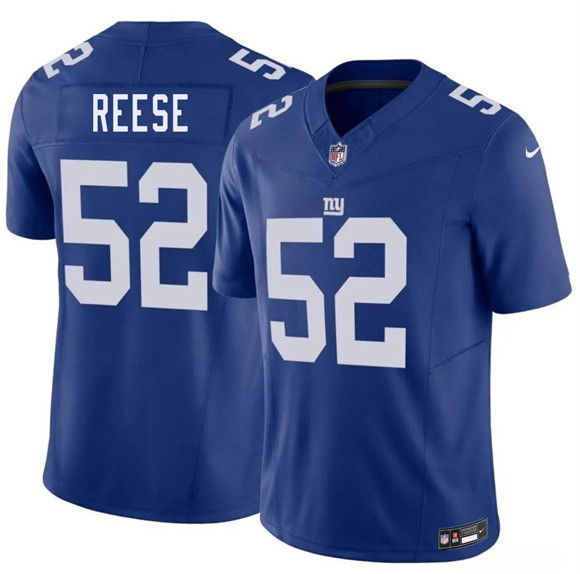 Men's New York Giants #52 Arvell Reese Blue 2026 Draft F.U.S.E. Vapor Untouchable Limited Football Stitched Jersey